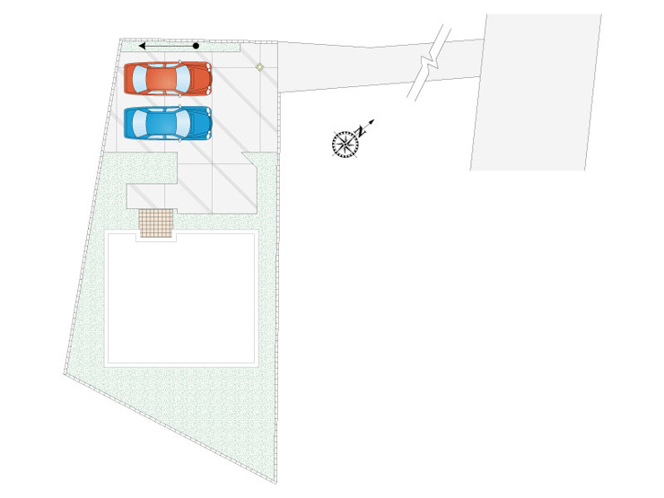 【１号棟：配置図】
