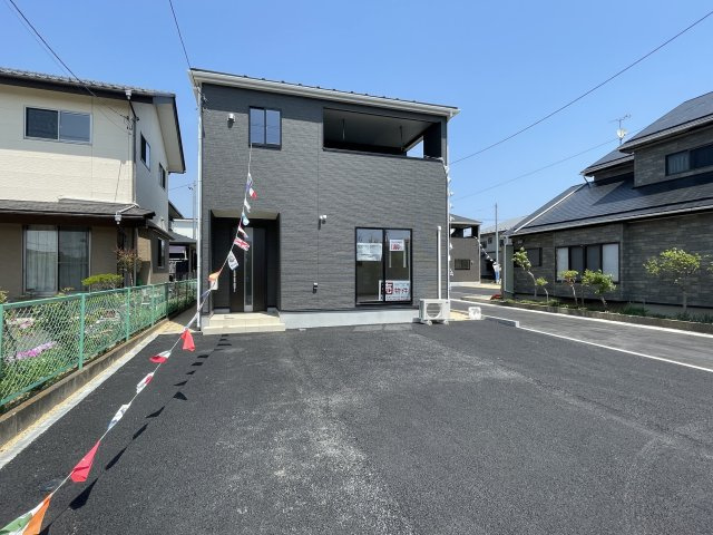 新築戸建　矢吹町曙町第3　Cradle Garden　全3棟の前面道路含む現地写真