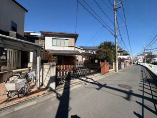 【前面道路含む現地写真】 | 川越市東田町　建築条件なし売地　東武東上線『川越駅』徒歩7分　【中央小学区】