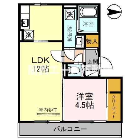 【間取り】 | レフィナードカルチェA棟