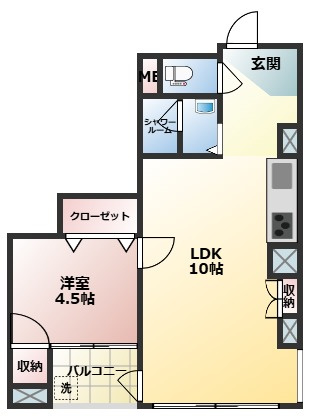 ビジネスハイツ川口の間取り