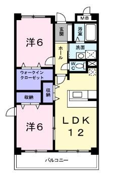 ラフィーネワンの間取り