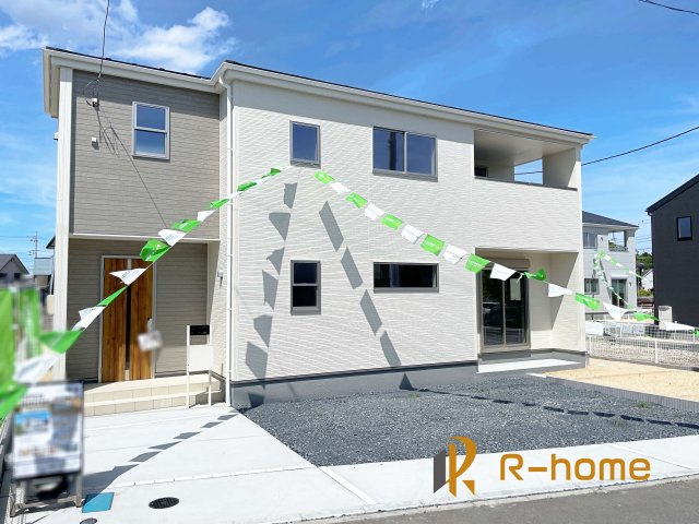 水戸市見川第14　新築戸建て　1号棟の外観|ご予約を頂ければ、『平日』はもちろん『早朝』や『夜間』もご見学可能です♪お気軽にお申し付けください♪