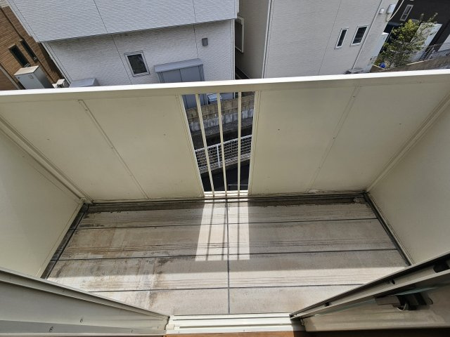 エスポワールドミールＢのバルコニー