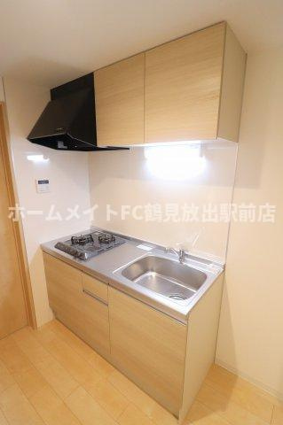 大阪市鶴見区徳庵２丁目のハイツのキッチン