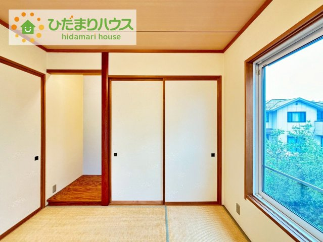 日立市十王町城の丘１丁目　中古戸建の収納|"和室は横開き収納！
しまった物の出し入れも楽々です(^^)"