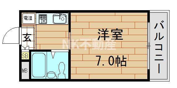 【間取り】 | サンパレス布施（布施賃貸） | 間取りです