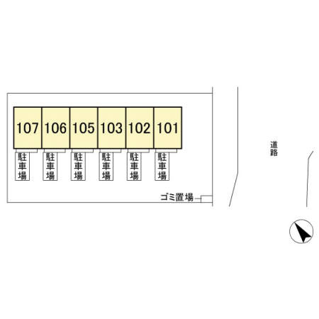 サンホールドの区画図
