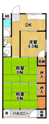 【間取り】 | 高田マンション