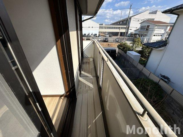 笹井稔邸のバルコニー