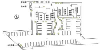 【区画図】 | べレオ弓張月