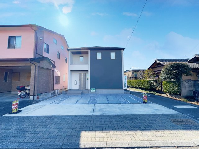 玉村町下新田8期　新築住宅 1号棟の外観