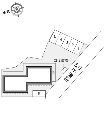 レオパレスサンフラワーの地図