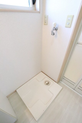 室内洗濯機置き場です