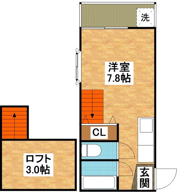 クイーンパレス住吉の間取り