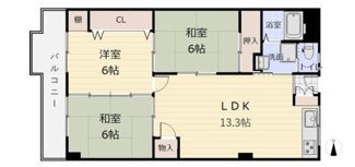 【間取り】 | メガロコープ西陣