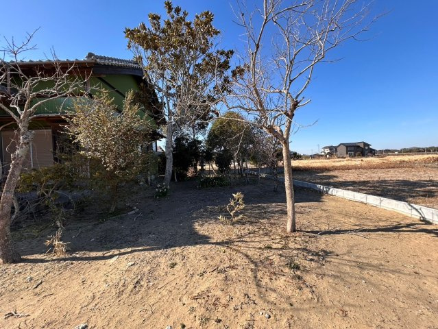 中古一戸建住宅の庭