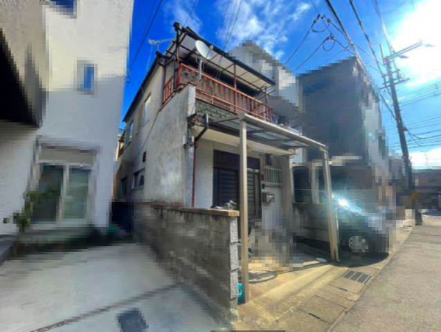 【成約済】長岡京市今里更ノ町の前面道路含む現地写真|自転車を停めていただけます！