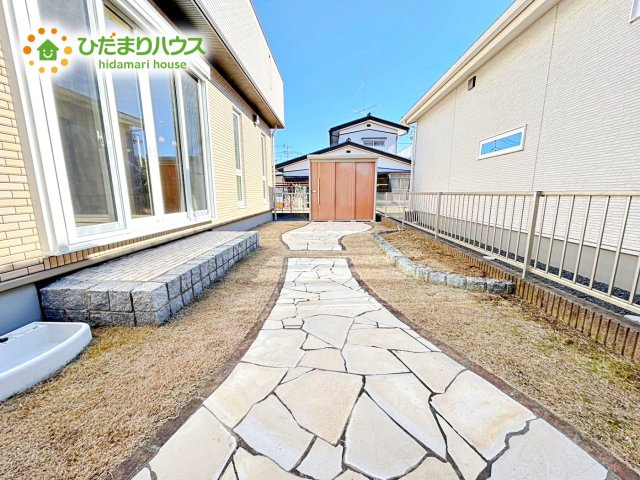 【庭】 | 笠間市旭町　中古戸建 | お庭付物件になります！お庭遊びや、プールなどお子様も大喜び(^^)