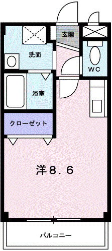 プラードアロージョの間取り