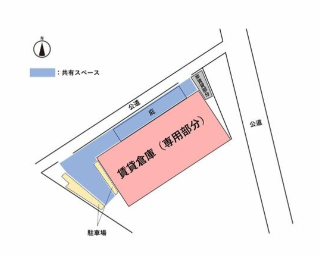 蓮田市大字井沼の倉庫の間取り