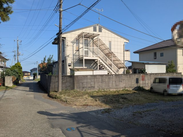 中古戸建　高崎市本郷町の前面道路含む現地写真