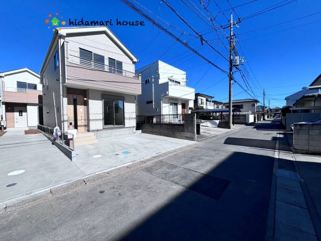 北本市本町　第3　新築戸建　ハートフルタウン02の前面道路含む現地写真