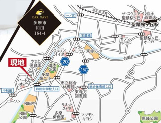 【地図】 | 多摩市和田164-4