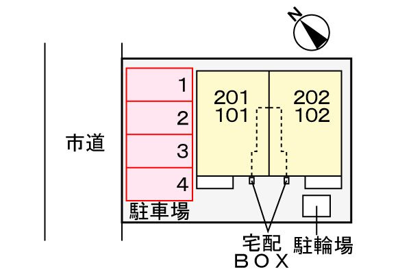サニーサイドかりがね　　刈谷市の賃貸ならクラスホーム刈谷店の駐車場