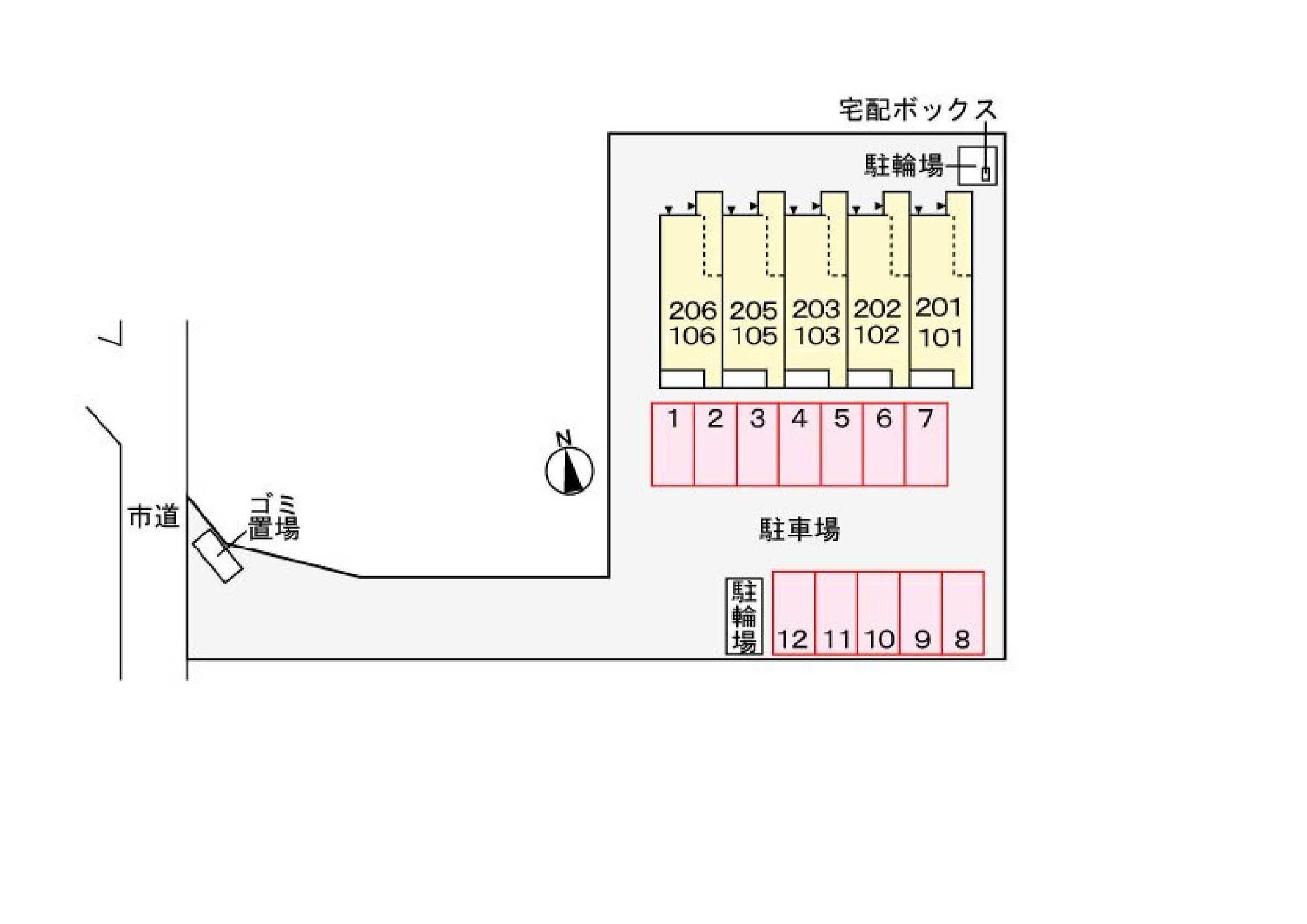 アイリス　　刈谷市の賃貸ならクラスホーム刈谷店の駐車場