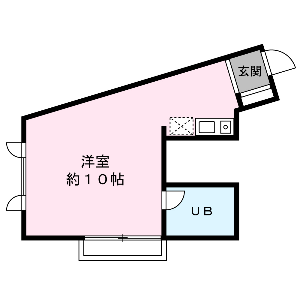 ハイビルド　Ⅱの間取り