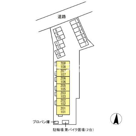 グラシアの区画図|高崎、前橋のお部屋探しはエンドスケープまで！お客様の理想お聞かせ下さい♪