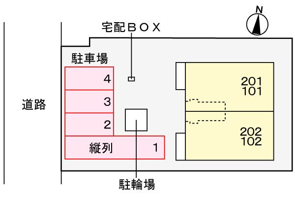 リアン　　刈谷市の賃貸ならクラスホーム刈谷店の駐車場