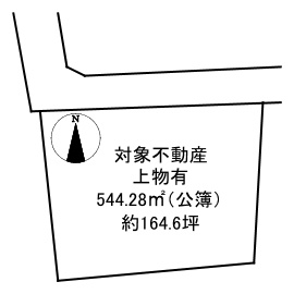 ‐三丁目不動産-　本庄市今井　売地の区画図