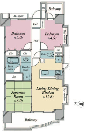 【間取り】 | 日神パレステージ大山