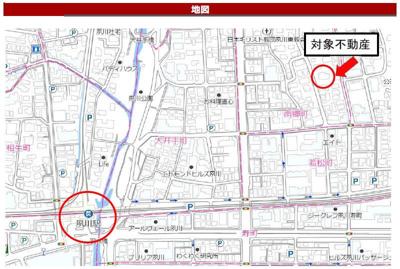 【地図】 | 西宮市　南郷町　建築条件無土地