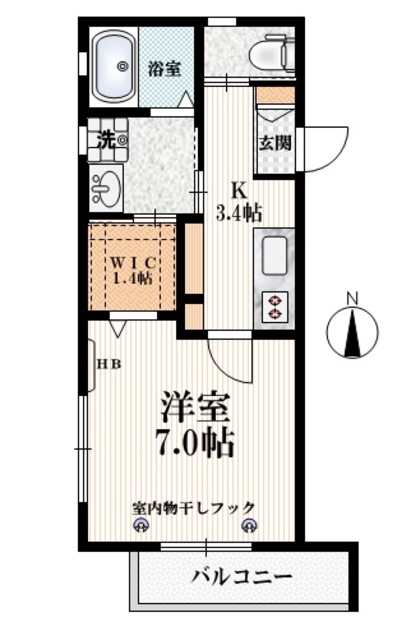 Ａｒｉｅｔｔａ　Ｓｈａｋｕｊｉｉｋｏｅｎの間取り|【間取り】　角部屋３面採光