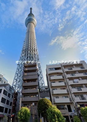 【外観】 | ストークメゾン業平　業平2丁目　角　部屋　リ　フォーム済　押上駅2分　