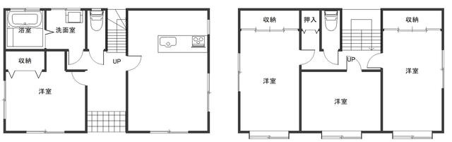 太田市大原町中古住宅の間取り