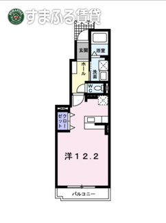 【間取り】 | プリムローズ・上地　岡崎市上地