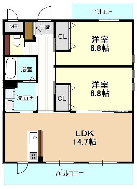 アクアグレイスの間取り