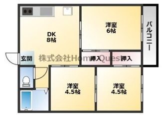 【間取り】 | エスト北木の本