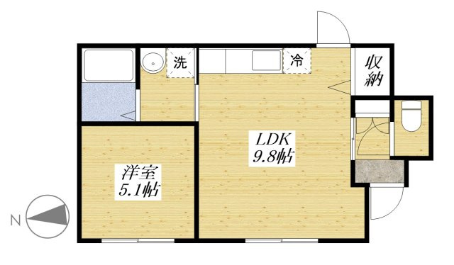 アルセAの間取り