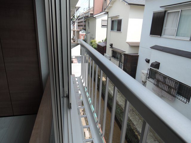 高月園のバルコニー