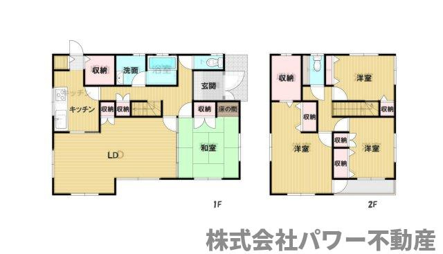 中古戸建　下小塙町の間取り