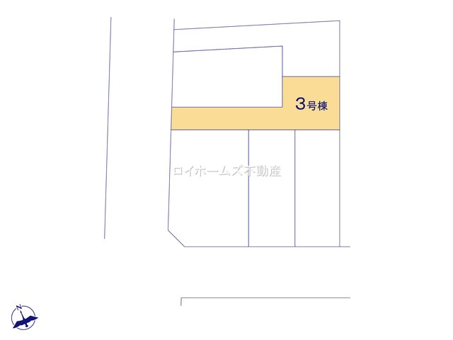 【区画図】 | 名古屋市天白区一本松１丁目907『仲介料無料』新築戸建て | 3号棟