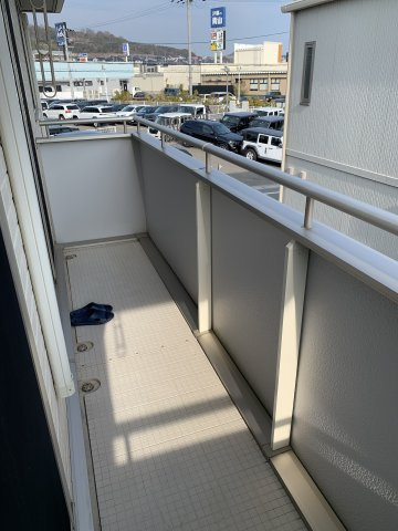 舞多聞西　一戸建てのバルコニー
