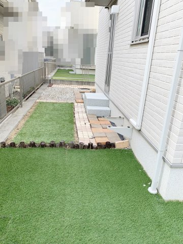 舞多聞西　一戸建ての庭
