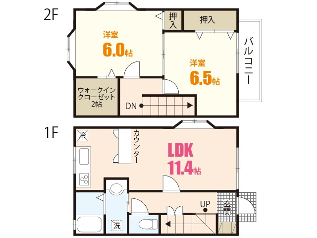 リトルＷⅢの間取り