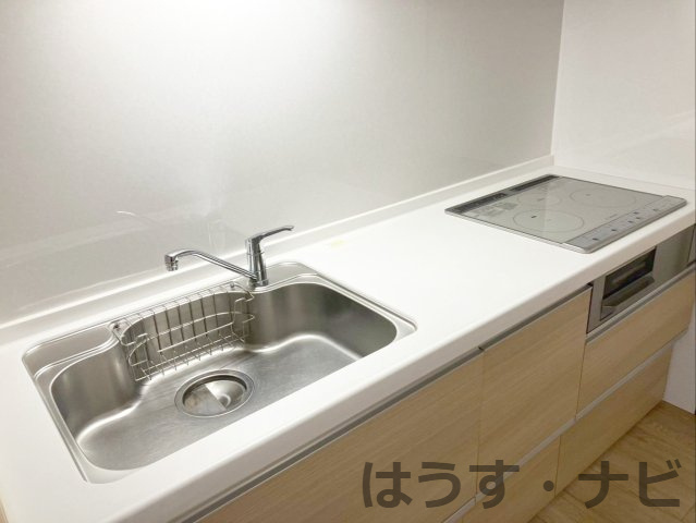 ロワールマンション篠栗のキッチン|お手入れしやすいシステムキッチンです！